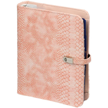 1011-68 A5 Binder Croco Pink